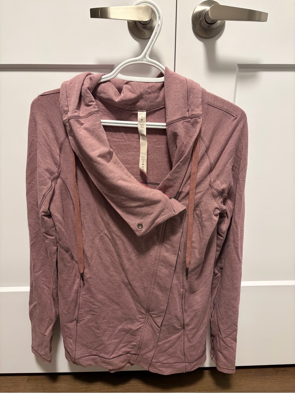 Lululemon Coast Easy Wrap - Heathered Misty Merlot